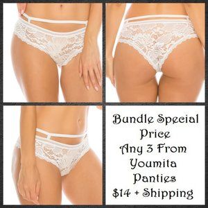 Youmita Floral Lace Bikini Underwear